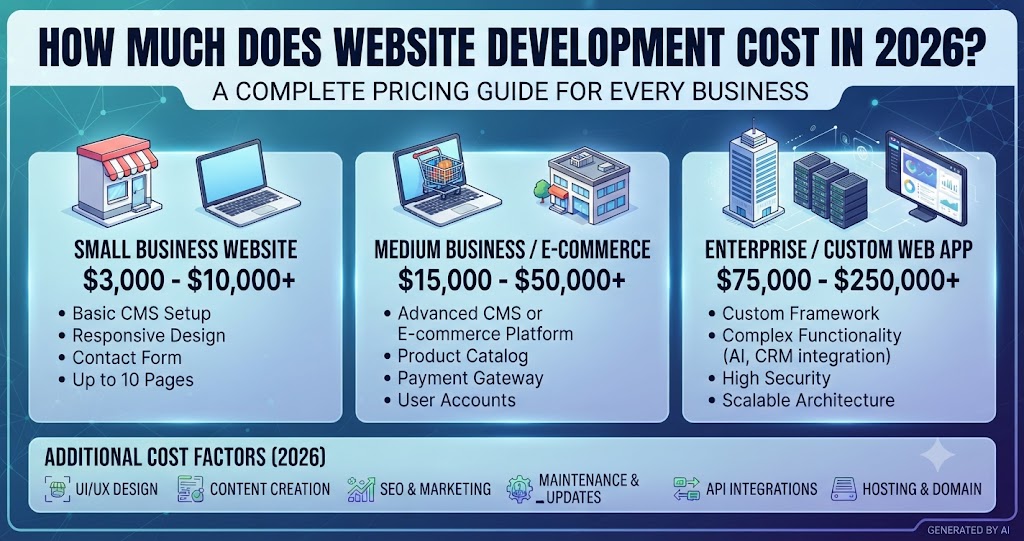 How Much Does Website Development Cost in 2026? A Complete Pricing Guide for Every Business