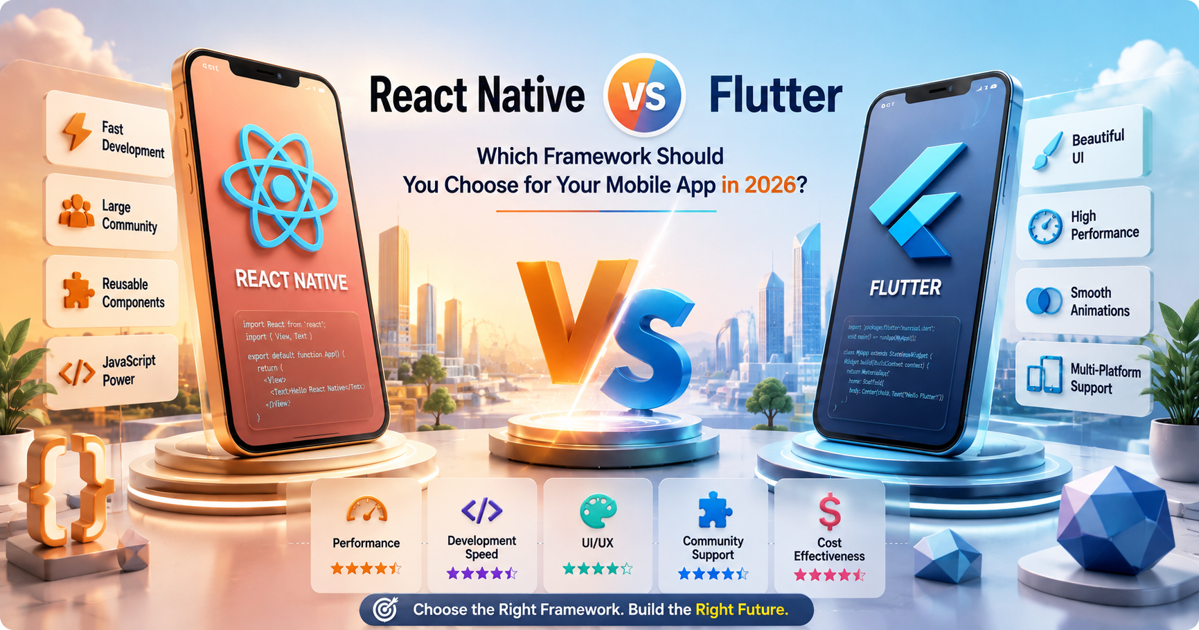 React Native vs Flutter: Which Framework Should You Choose for Your Mobile App in 2026?