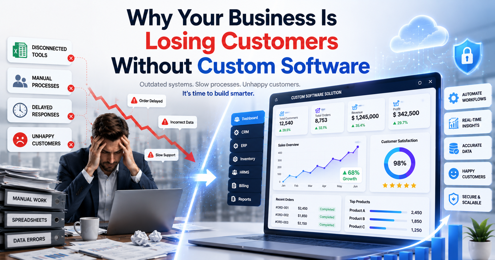 Why Your Business Is Losing Customers Without Custom Software