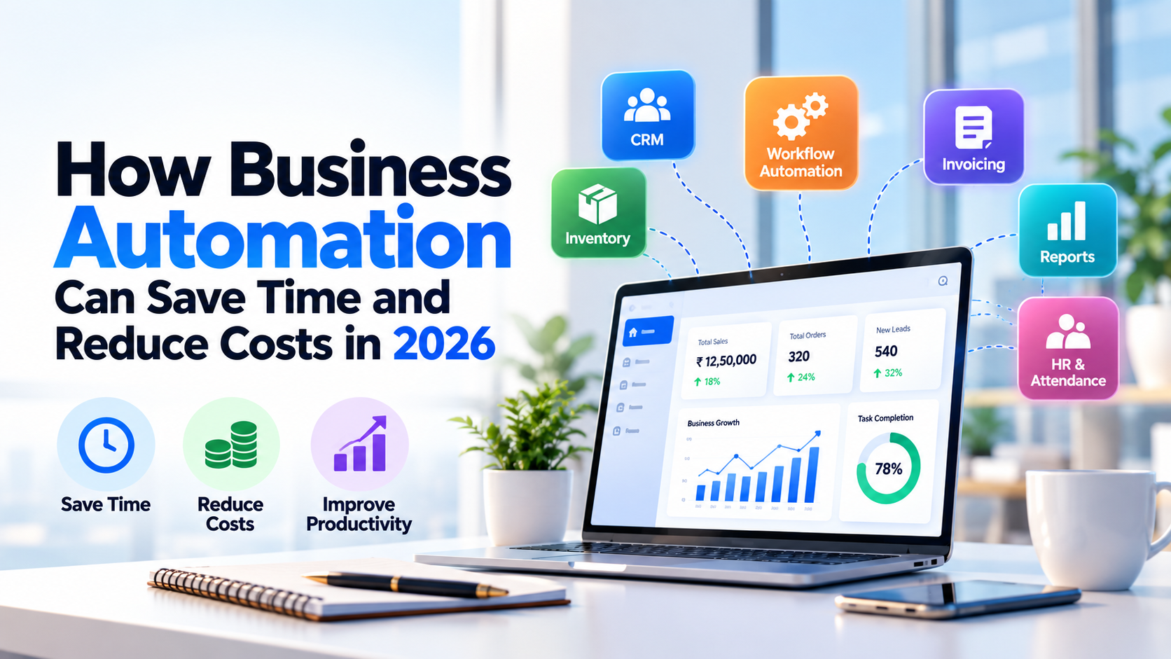 How Business Automation Saves Time & Money in 2026